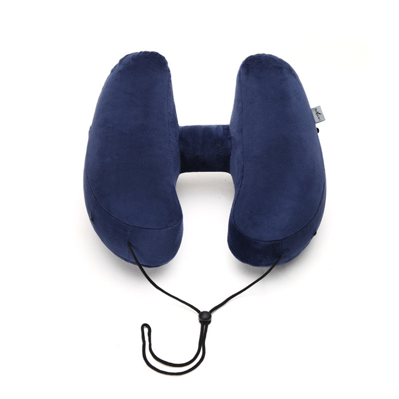 Lightweight Inflatable Hooded Travel Pillow