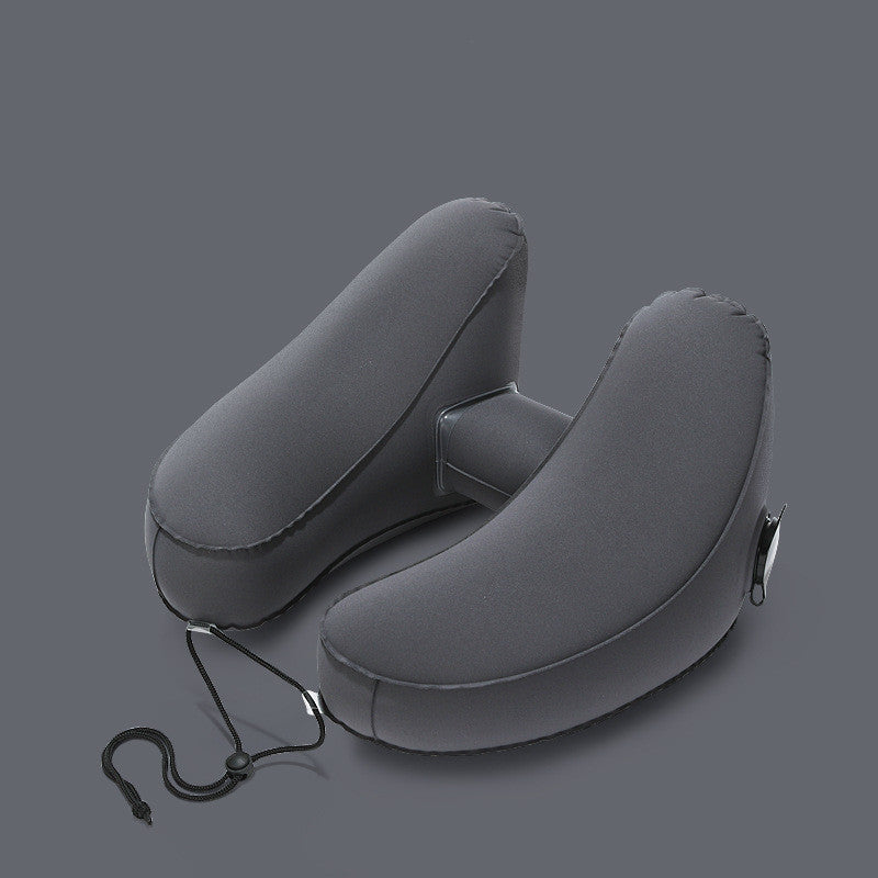 Lightweight Inflatable Hooded Travel Pillow