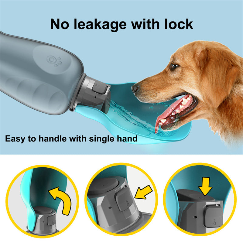 800ml Portable Dog Water Bottle 🐾